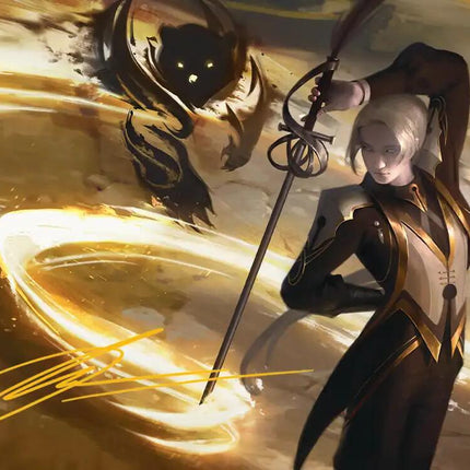 Rapier Wit Art Card (Gold-Stamped Signature) [Secrets of Strixhaven Art Series]
