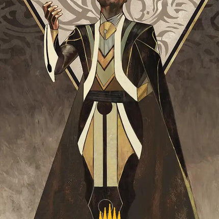 Ral Zarek, Guest Lecturer Art Card (Gold-Stamped Planeswalker Symbol) [Secrets of Strixhaven Art Series]
