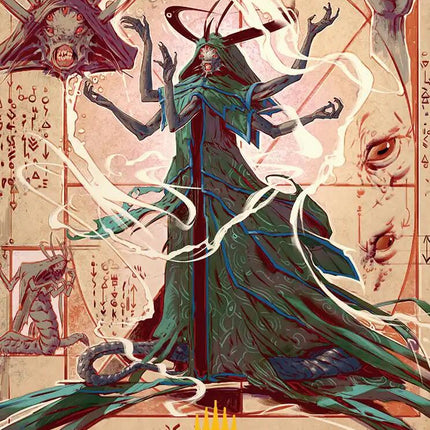 Tragedy Feaster Art Card (Gold-Stamped Planeswalker Symbol) [Secrets of Strixhaven Art Series]
