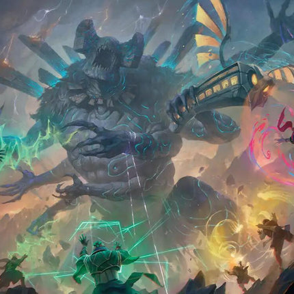 Moment of Reckoning Art Card (Gold-Stamped Planeswalker Symbol) [Secrets of Strixhaven Art Series]