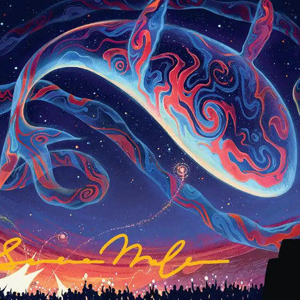 Spectacular Skywhale Art Card (Gold-Stamped Signature) [Secrets of Strixhaven Art Series]