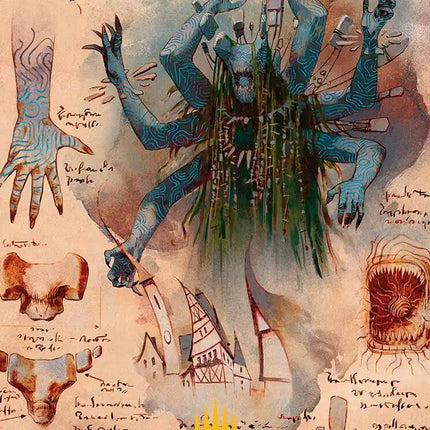 The Dawning Archaic Art Card (Gold-Stamped Planeswalker Symbol) [Secrets of Strixhaven Art Series]