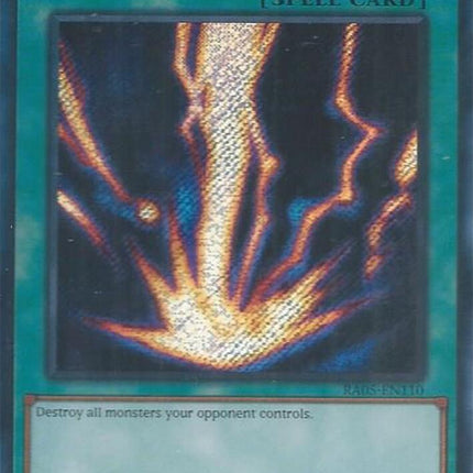 Raigeki (Secret Rare) [RA05-EN110] Secret Rare