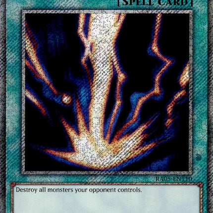 Raigeki (Platinum Secret Rare) [RA05-EN110] Platinum Secret Rare