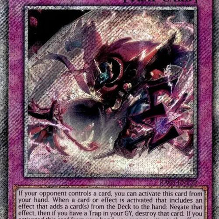 Dominus Purge (Platinum Secret Rare) [RA05-EN150] Platinum Secret Rare