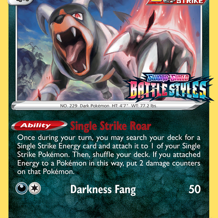 Houndoom (SWSH090) (Prerelease Promo) [Sword & Shield: Black Star Promos]