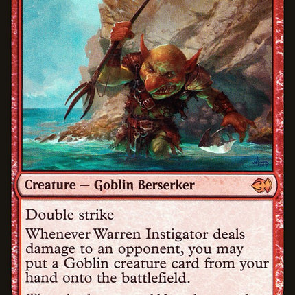 Warren Instigator [Duel Decks: Merfolk vs. Goblins]