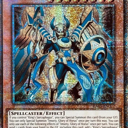 Imsety, Glory of Horus (Starlight Rare) [RA05-EN027] Starlight Rare