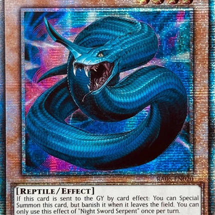 Night Sword Serpent (Starlight Rare) [RA05-EN020] Starlight Rare