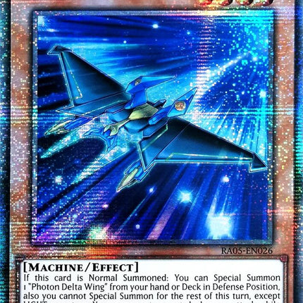 Photon Delta Wing (Starlight Rare) [RA05-EN026] Starlight Rare