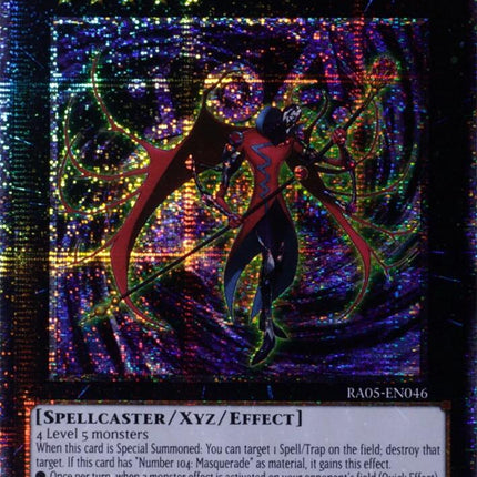 Number C104: Umbral Horror Masquerade (Starlight Rare) [RA05-EN046] Starlight Rare