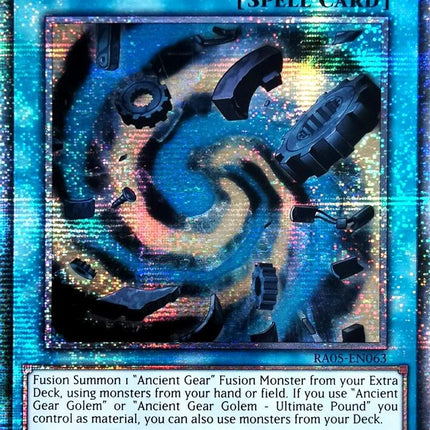 Ancient Gear Fusion (Starlight Rare) [RA05-EN063] Starlight Rare