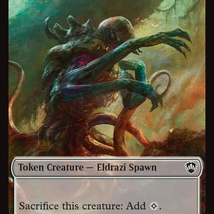 Eldrazi Spawn // Worm Double-Sided Token [Secrets of Strixhaven Commander Tokens]