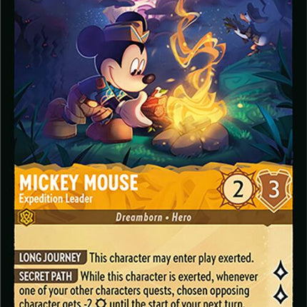 Mickey Mouse - Expedition Leader (26/204) [Wilds Unknown]