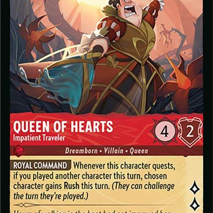 Queen of Hearts - Impatient Traveler (122/204) [Wilds Unknown]