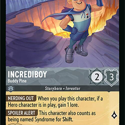 Incrediboy - Buddy Pine (177/204) [Wilds Unknown]