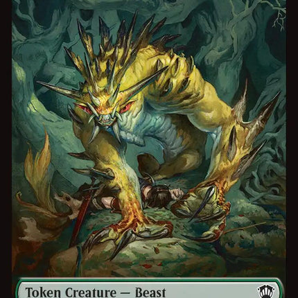 Beast // Primo, The Indivisible Double-Sided Token [Secrets of Strixhaven Commander Tokens]