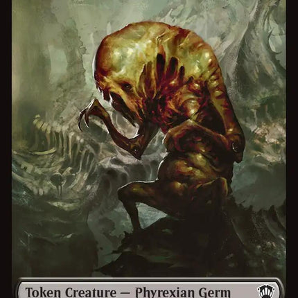 Phyrexian Germ // Thopter Double-Sided Token [Secrets of Strixhaven Commander Tokens]