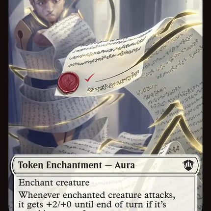 Contract // Pegasus Double-Sided Token [Secrets of Strixhaven Commander Tokens]