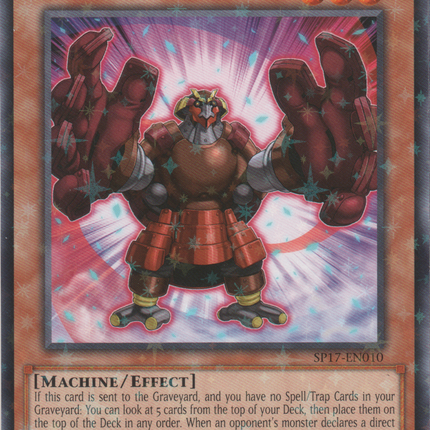 Superheavy Samurai Gigagloves [SP17-EN010] Starfoil Rare