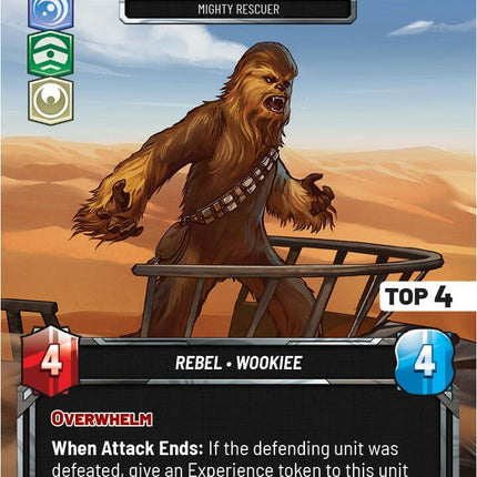Chewbacca - Mighty Rescuer (11) (Top 4) (11) [Organized Play Promos]