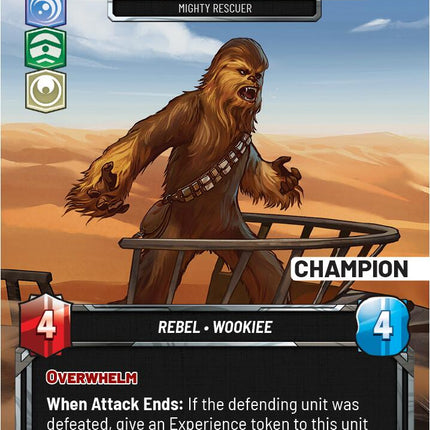 Chewbacca - Mighty Rescuer (13) (Champion) (13) [Organized Play Promos]