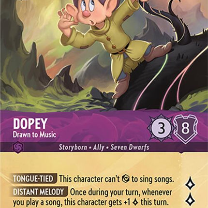 Dopey - Drawn to Music (Foil) (38/204) [Wilds Unknown]
