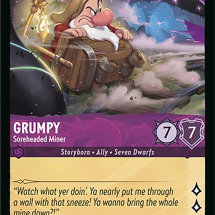 Grumpy - Soreheaded Miner (41/204) [Wilds Unknown]