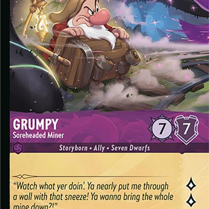 Grumpy - Soreheaded Miner (Foil) (41/204) [Wilds Unknown]