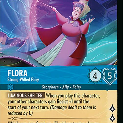 Flora - Strong-Willed Fairy (Foil) (141/204) [Wilds Unknown]