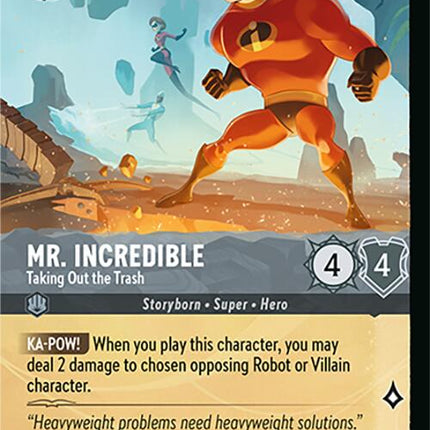 Mr. Incredible - Taking Out the Trash (Foil) (185/204) [Wilds Unknown]