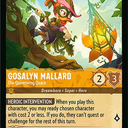 Gosalyn Mallard - The Quiverwing Quack (1/204) [Wilds Unknown]