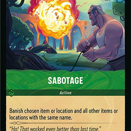 Sabotage (96/204) [Wilds Unknown]