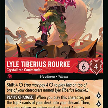 Lyle Tiberius Rourke - Crystallized Commander (103/204) [Wilds Unknown]