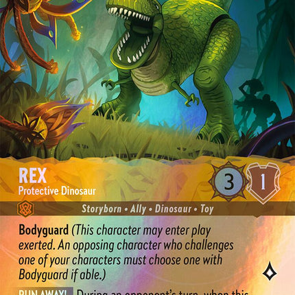 Rex - Protective Dinosaur (Epic) (206/204) [Wilds Unknown]