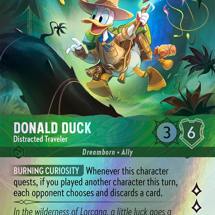 Donald Duck - Distracted Traveler (Epic) (212/204) [Wilds Unknown]