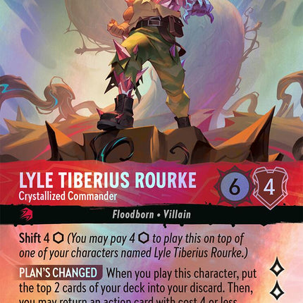 Lyle Tiberius Rourke - Crystallized Commander (Epic) (214/204) [Wilds Unknown]