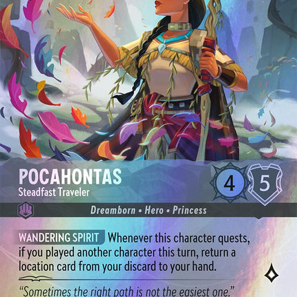 Pocahontas - Steadfast Traveler (Epic) (220/204) [Wilds Unknown]