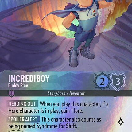 Incrediboy - Buddy Pine (Epic) (221/204) [Wilds Unknown]