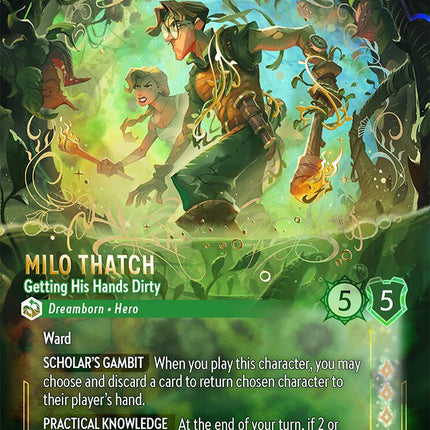 Milo Thatch - Getting His Hands Dirty (Enchanted) (230/204) [Wilds Unknown]