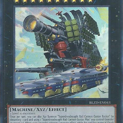 Superdreadnought Rail Cannon Gustav Rocket [BLZD-EN043] Ultra Rare