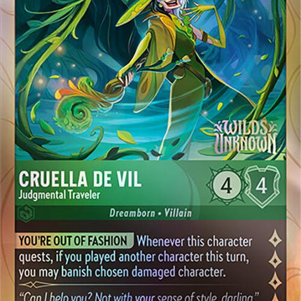 Cruella De Vil - Judgmental Traveler (45) [Promo Cards]