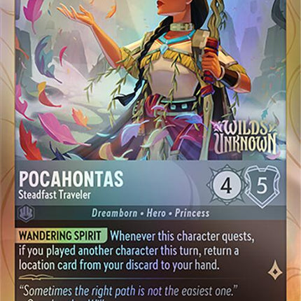 Pocahontas - Steadfast Traveler (48) [Promo Cards]