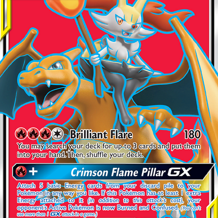 Charizard & Braixen GX (212/236) [Sun & Moon: Cosmic Eclipse]