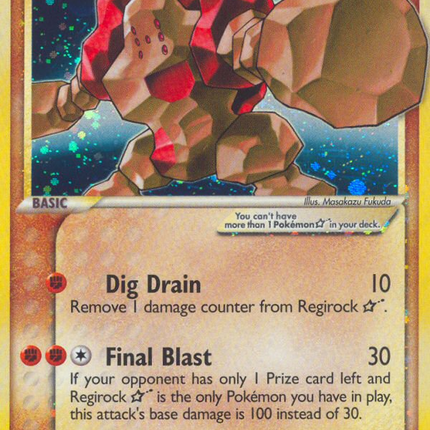 Regirock Star (91/92) [EX: Legend Maker]