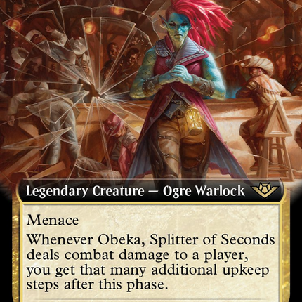 Obeka, Splitter of Seconds (Extended Art) [Outlaws of Thunder Junction]