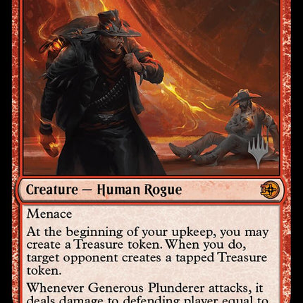 Generous Plunderer [Outlaws of Thunder Junction Promos]