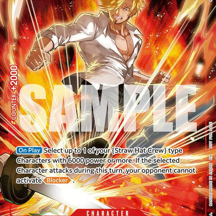Sanji (Welcome Pack 2026 Vol.1) [One Piece Promotion Cards]
