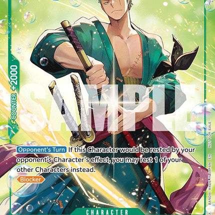 Roronoa Zoro (Welcome Pack 2026 Vol.1) [One Piece Promotion Cards]