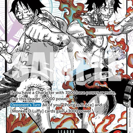 Luffy & Ace (Parallel) [Starter Deck EX: Luffy & Ace]